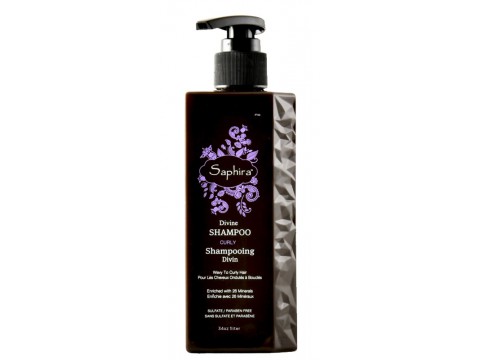 Saphira intensyviai drėkinantis šampūnas plaukams Divine Shampoo ypač sausiems, besipučiantiems, besigarbanojantiems plaukams 1000ml